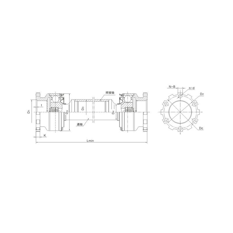 RSK-BHJE Cavea pila constans velocitas communis communis rectae sulci generis cum LABIUM HUB pro Metallurgia Industry