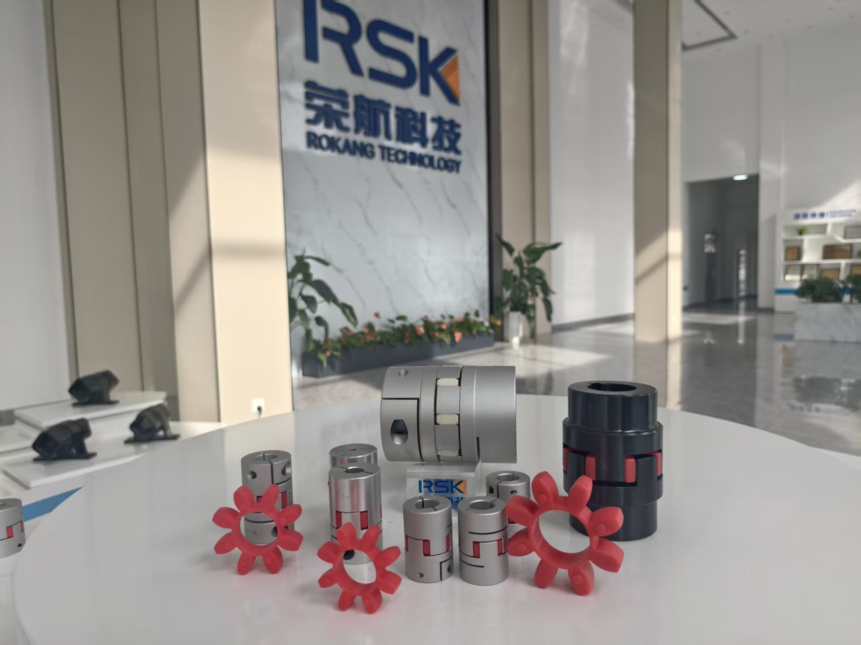 RSK-CPFC OEM Aluminium Alloy Jaw/Spider Flexibile Shaft Fibulae genus iuncturae pro Motor Transmissio